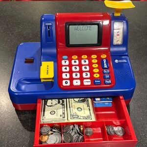 Learning Resources Red and Blue Cash Register